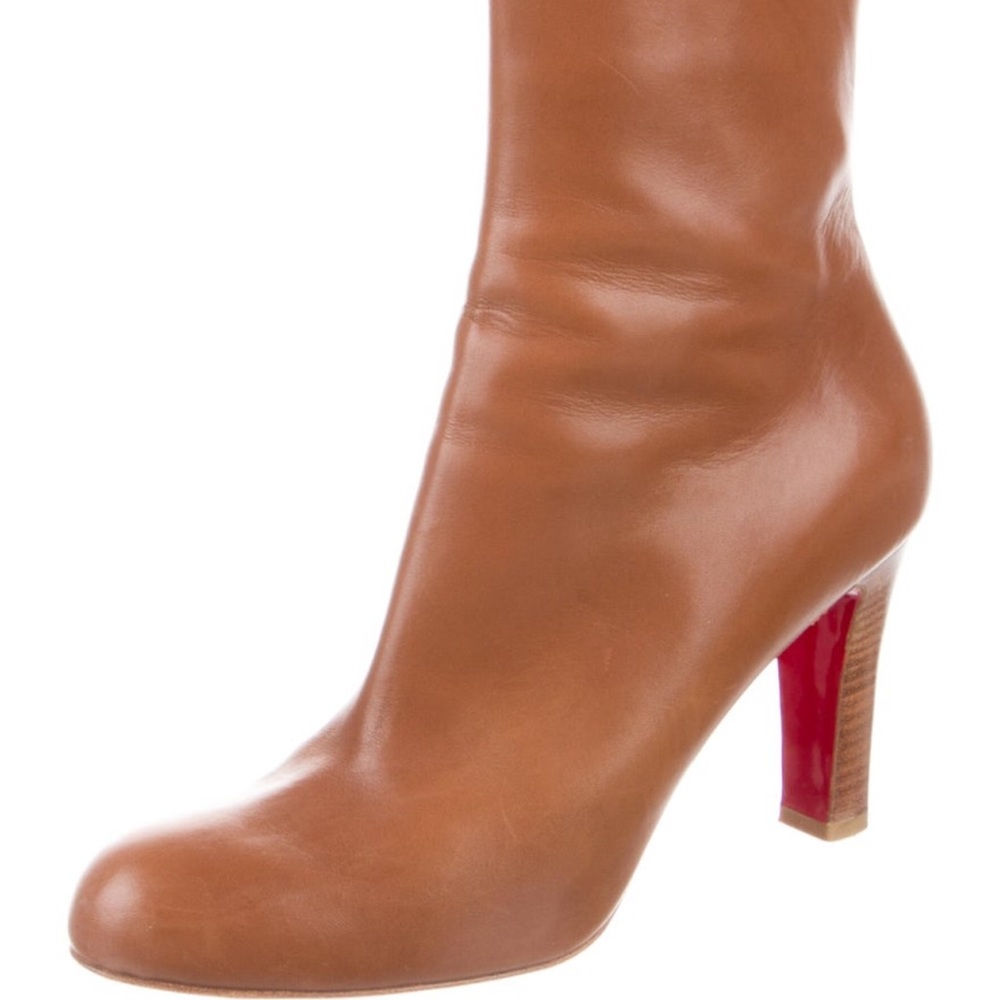 Brown Christian louboutin boots size 38